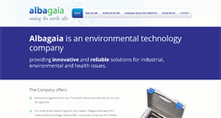 Desktop Screenshot of albagaia.com
